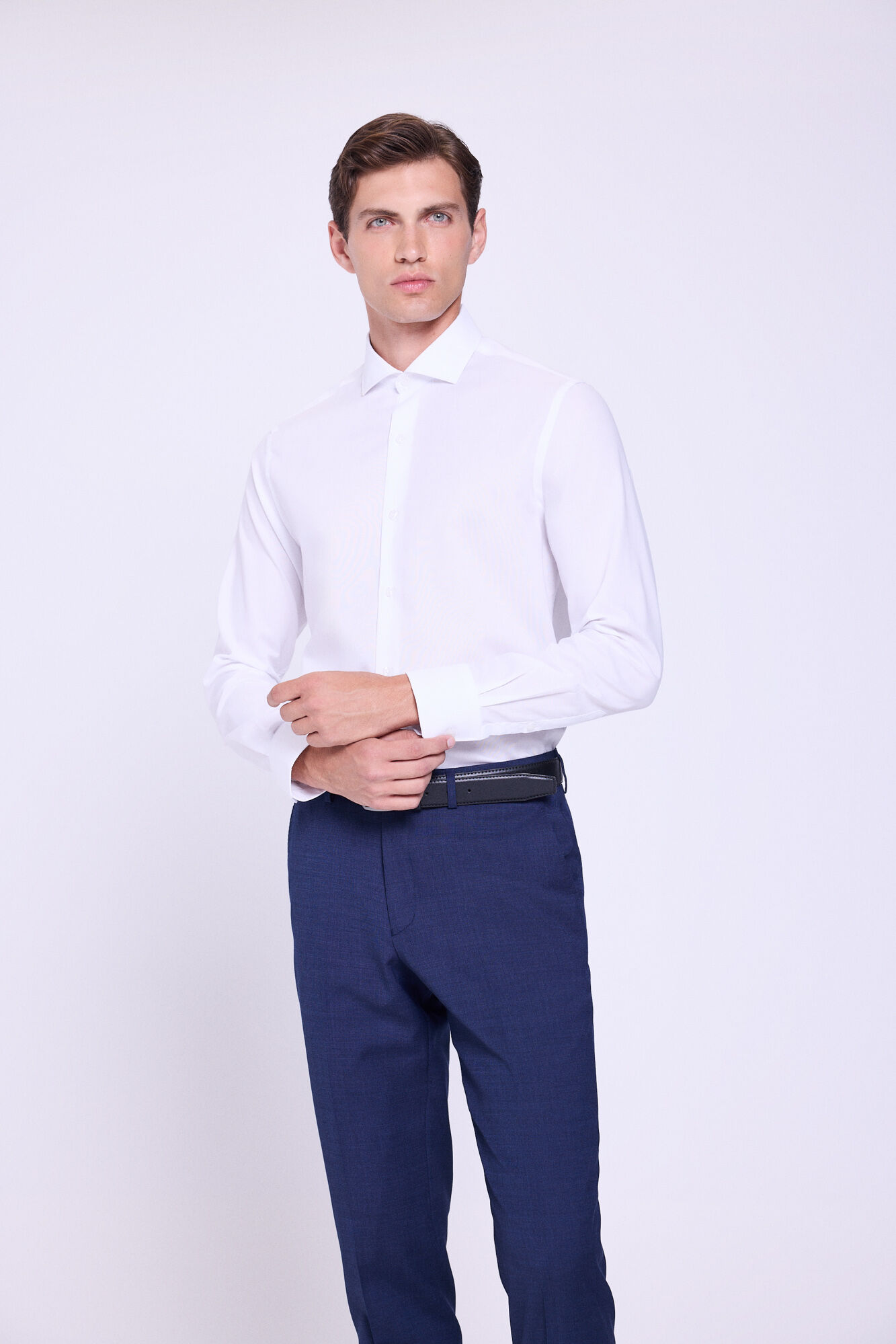 Milano Camisa Vestir Microestrutura