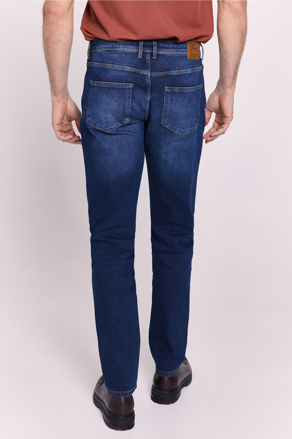 Milano Calça jeans slim fit Azul