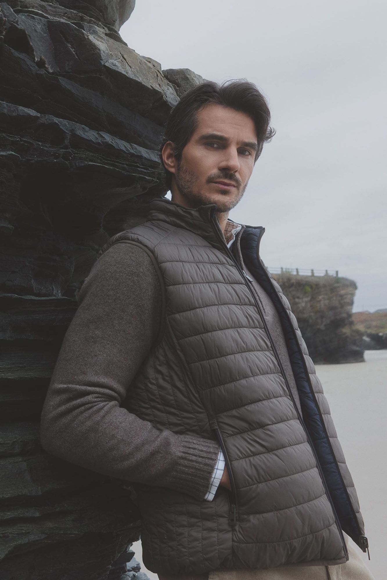 Milano Chaleco reversible acolchado