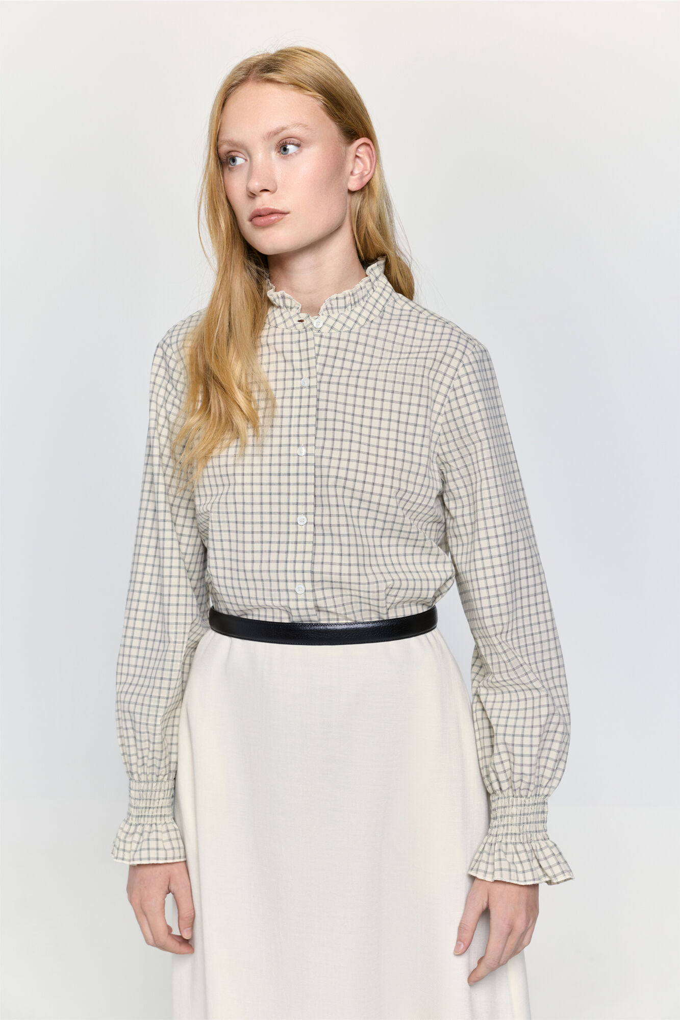 Milano Camisa cuello volante