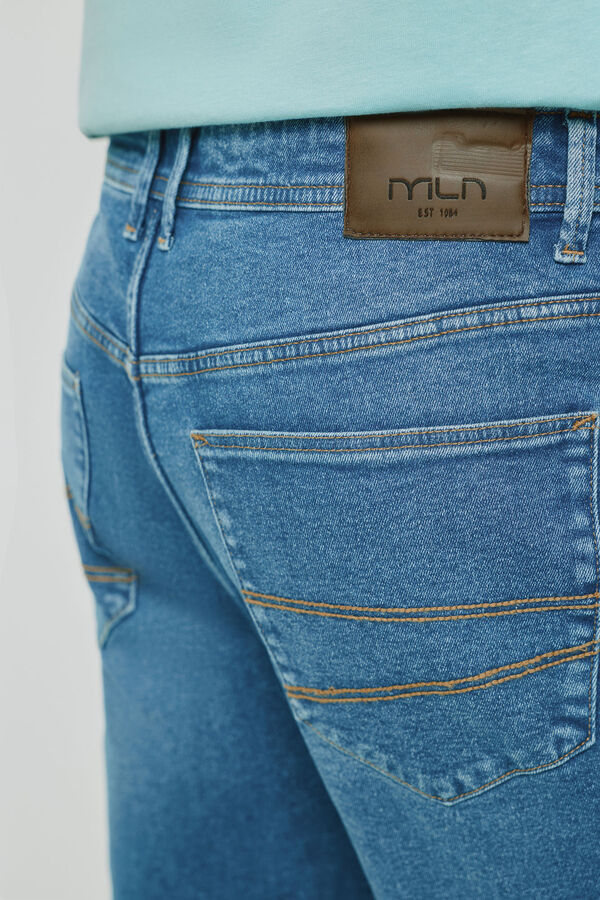 Milano Bermuda vaquera regular fit Azul