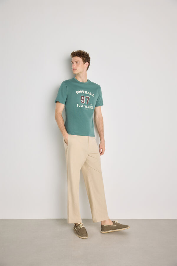 Springfield T-shirt de manga curta Verde
