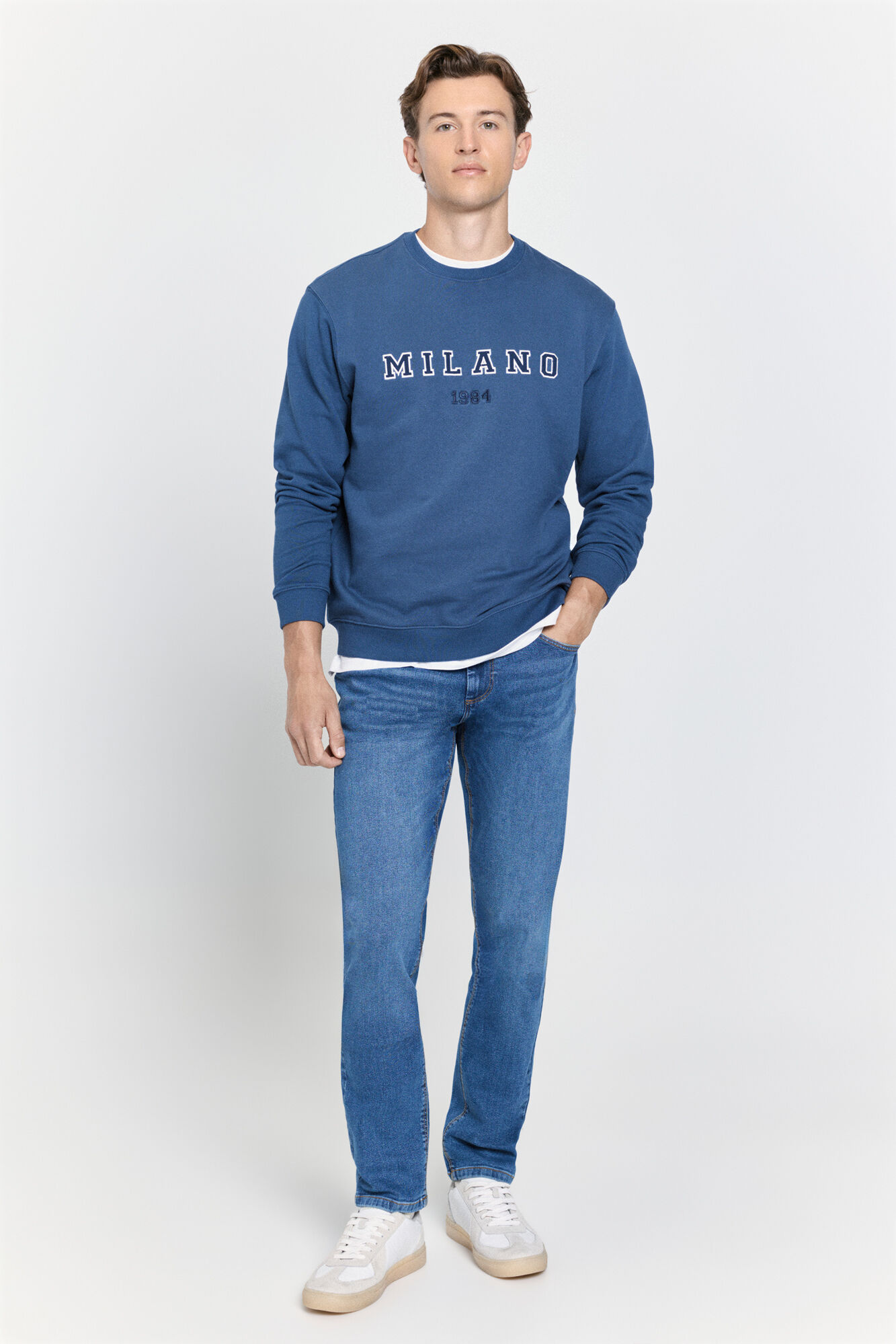 Milano Sudadera cuello redondo regular fit