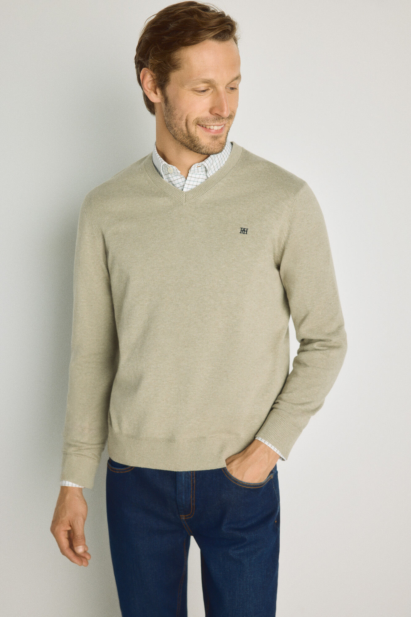 Pedro del Hierro Camisola gola em bico