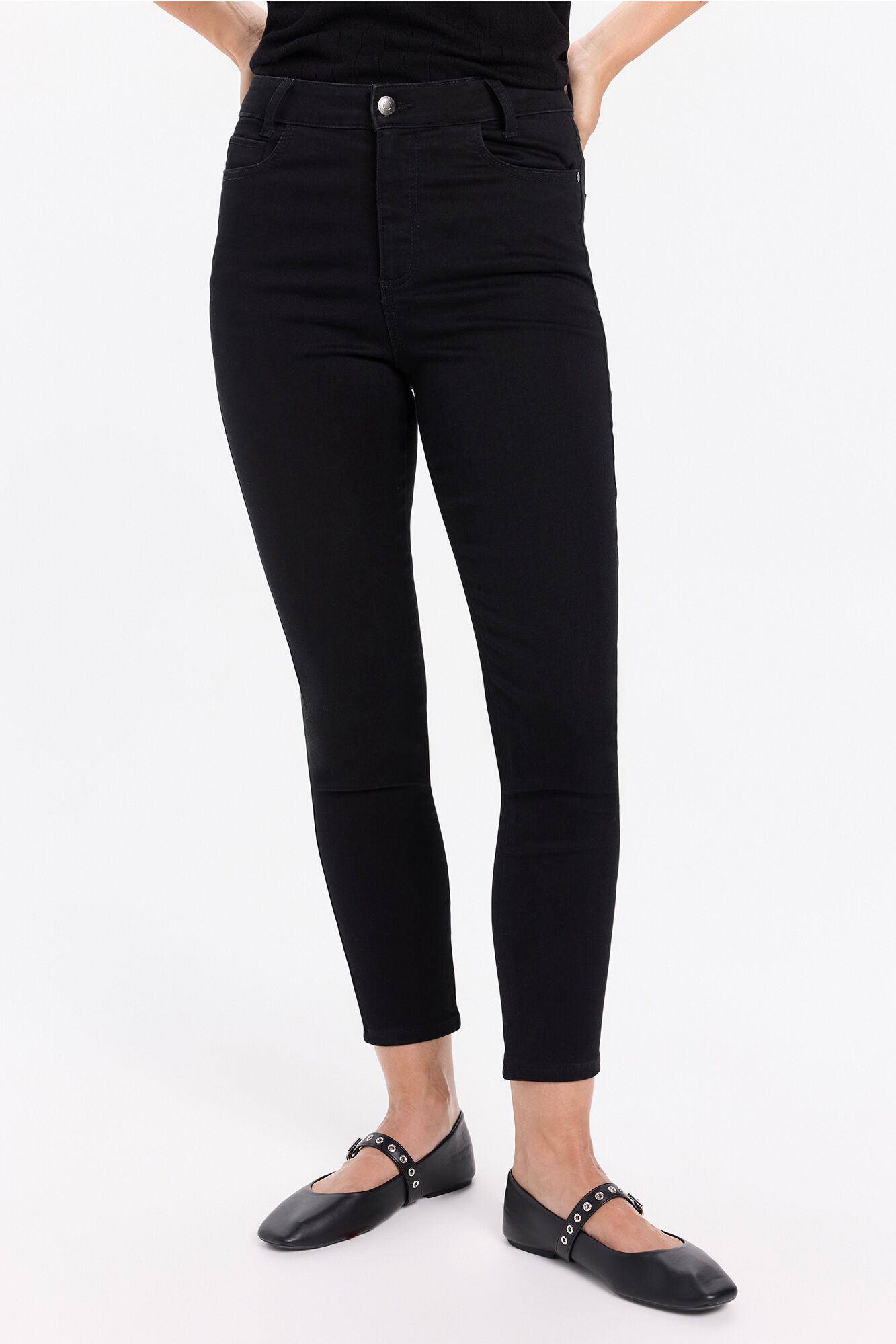 Milano Jeans slim tiro medio