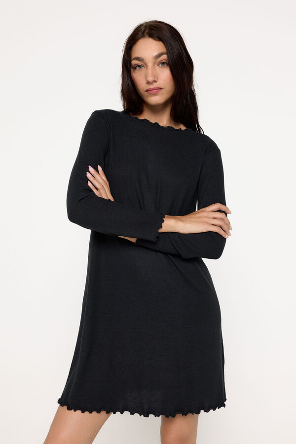 Milano Vestido B&aacute;sico C&aacute;qui m&eacute;dio