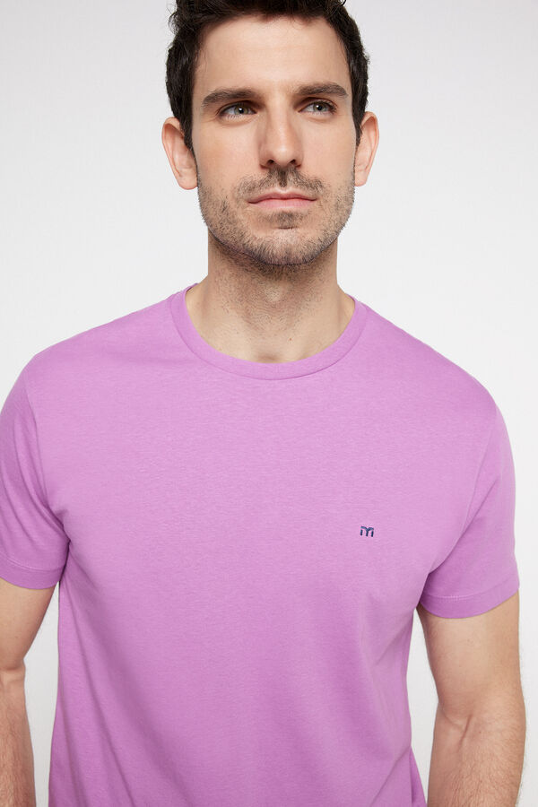 Milano T-shirt b&aacute;sica de manga curta Laranja