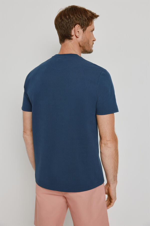 Milano Camiseta con bolsillo Navy