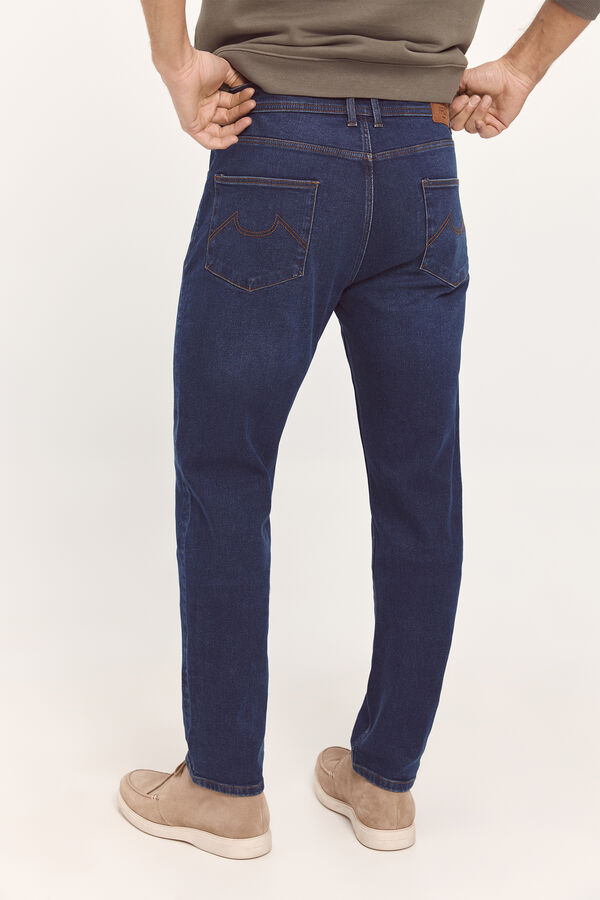 Milano Pantal&oacute;n Denim Slim Azul