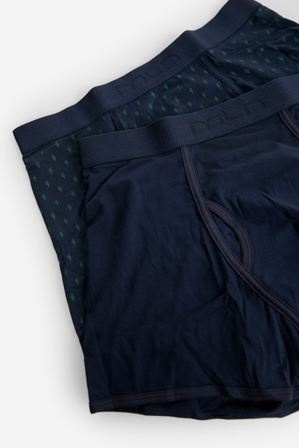 Fifty Outlet Pack 2 boxer cactus Navy