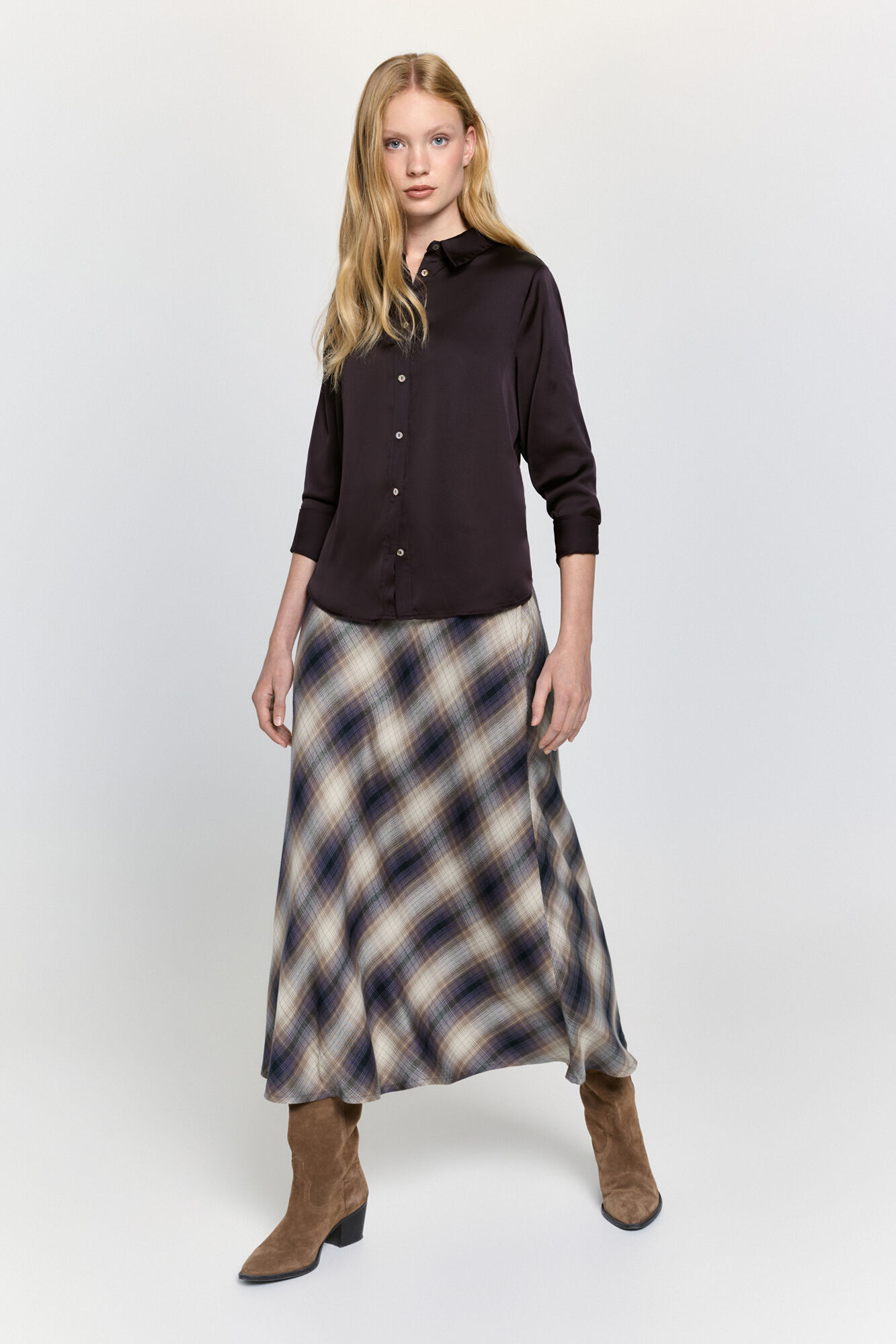 Milano Camisa satinada