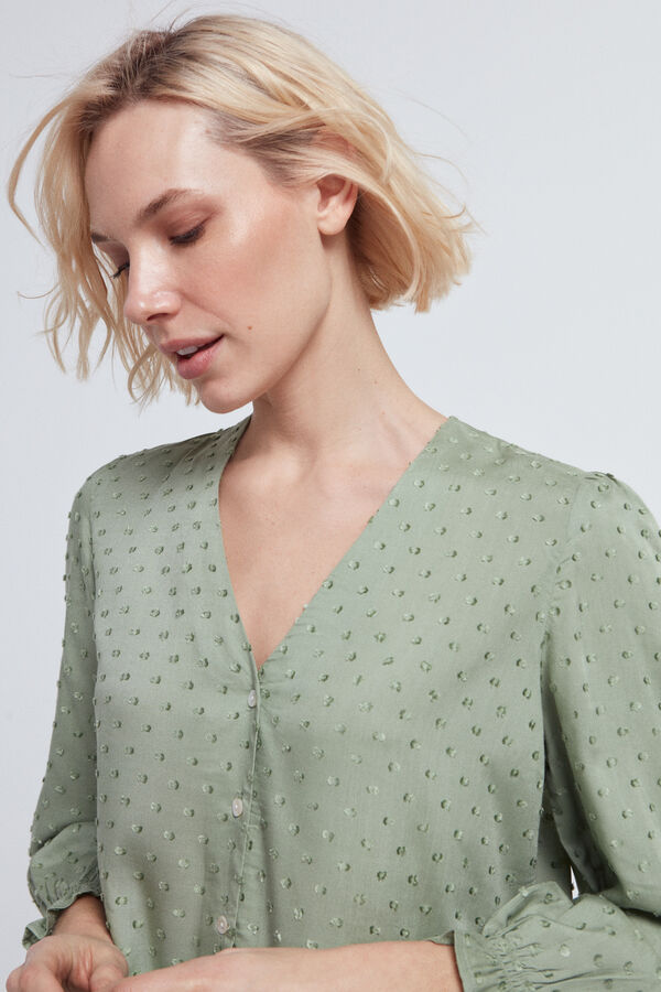 Fifty Outlet Blusa plumeti Verde