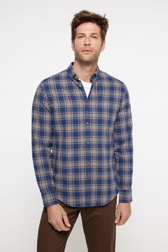 Camisa twill xadrez inglês, Outlet Camisas de Homem