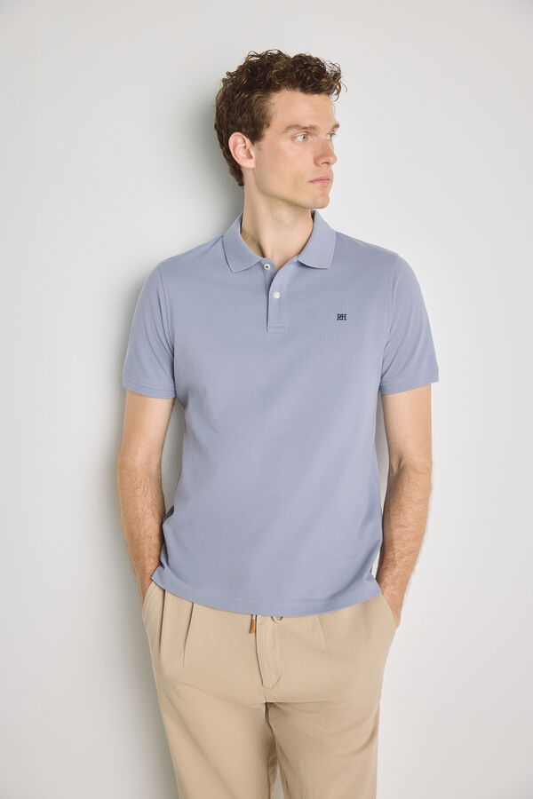 Pedro del Hierro Polo de manga curta P&uacute;rpura