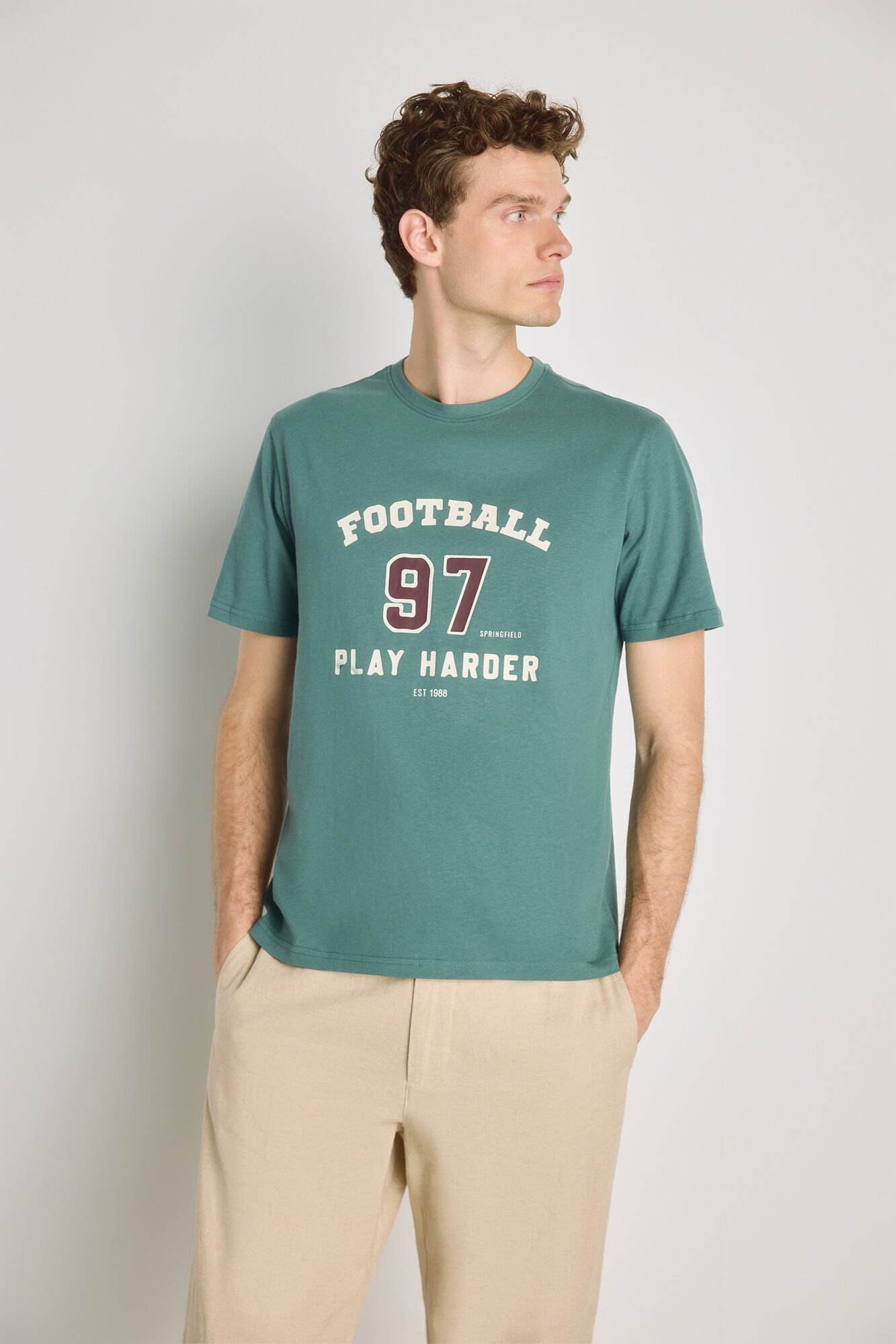 Springfield Camiseta manga corta