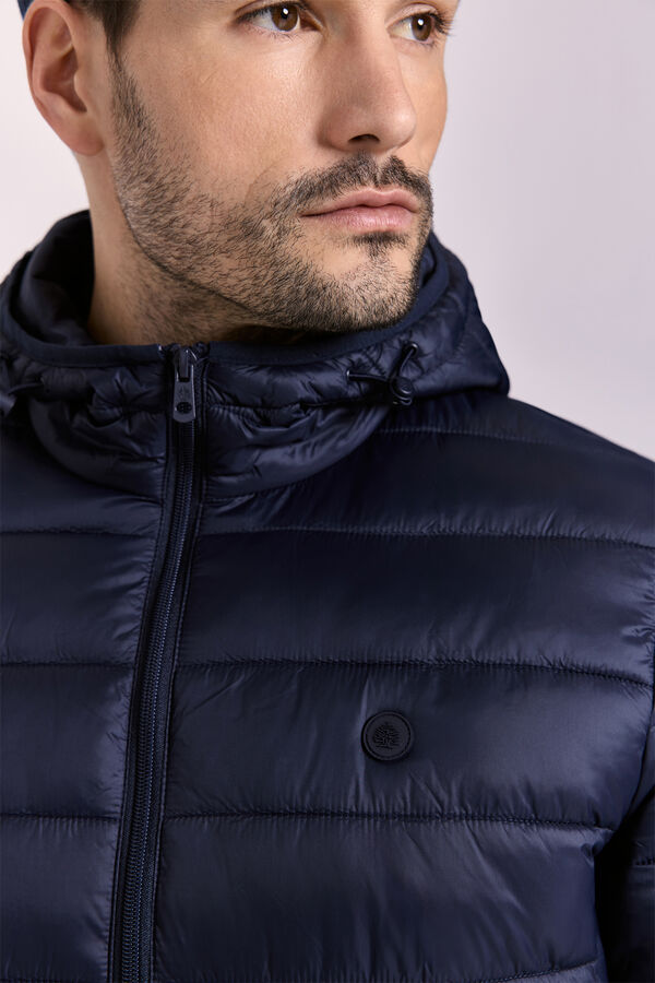 Springfield Chaqueta hoodie acolchada Azul Oscuro