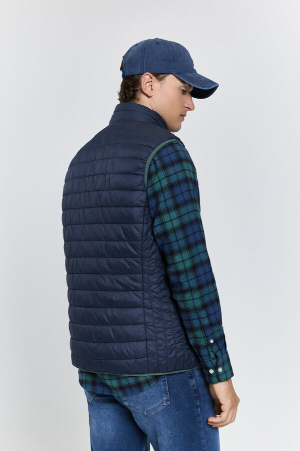 Milano Colete acolchoado reversível Verde