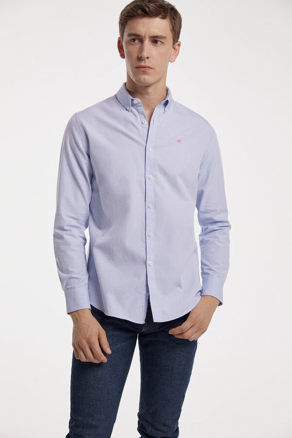 Fifty Outlet Camisa sport lisa Azul Claro
