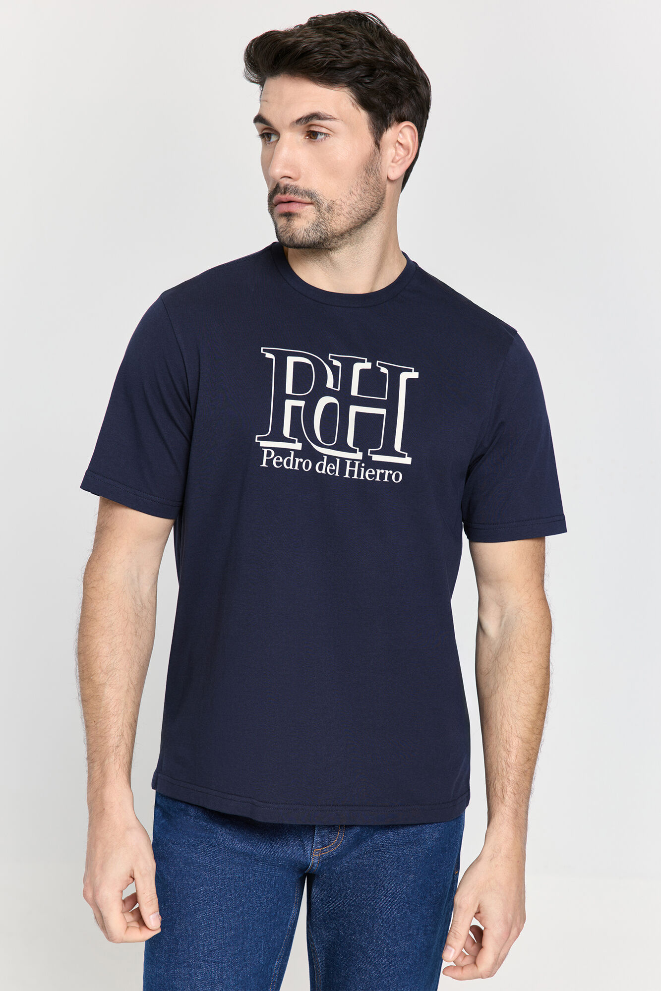 Pedro del Hierro Camiseta regular fit big logo
