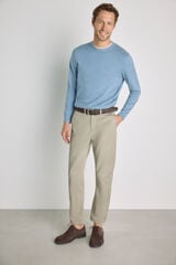 Milano Cal&ccedil;as chino regular fit Cinza claro