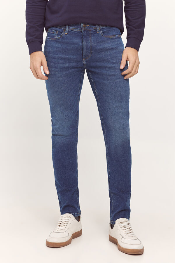 Milano Cal&ccedil;as denim skinny Azul claro