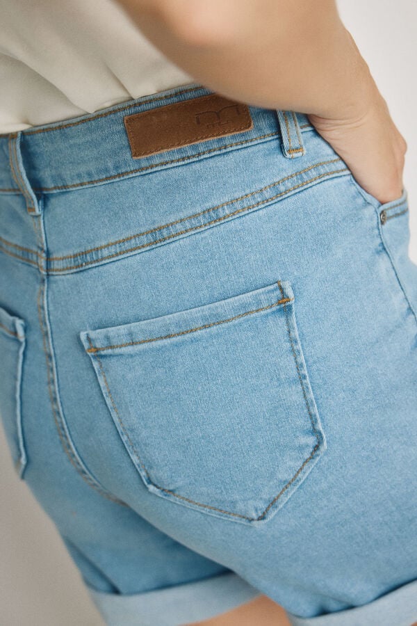 Milano Bermuda jeans regular fit Azul