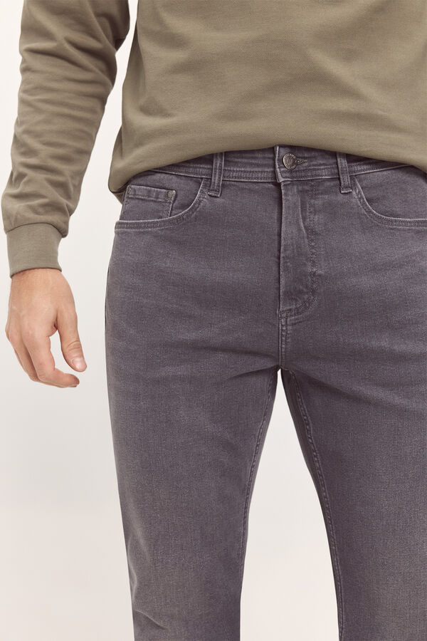 Milano Jeans slim Cinza medio