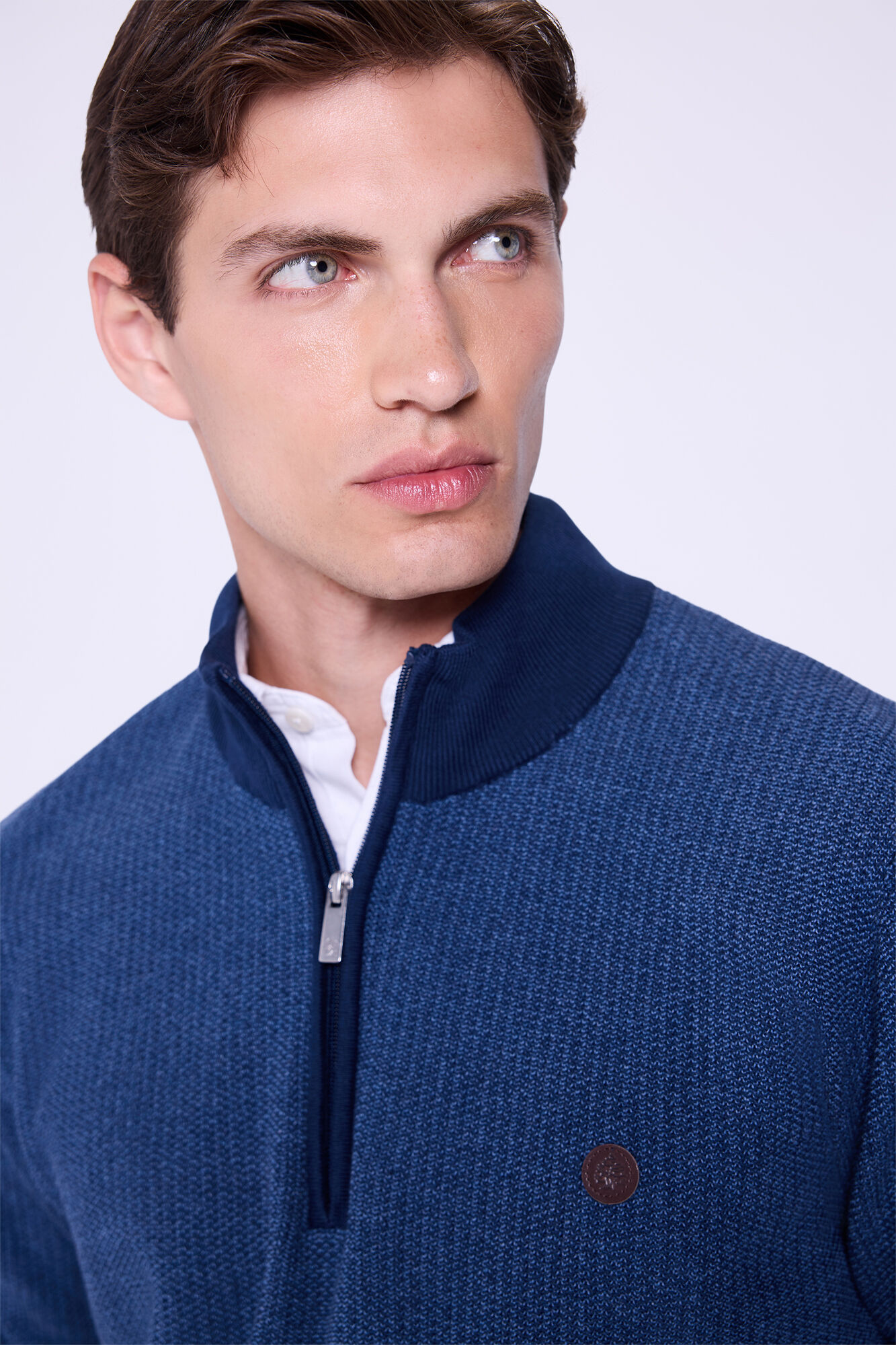 Springfield Jersey B&aacute;sico Media Cremallera