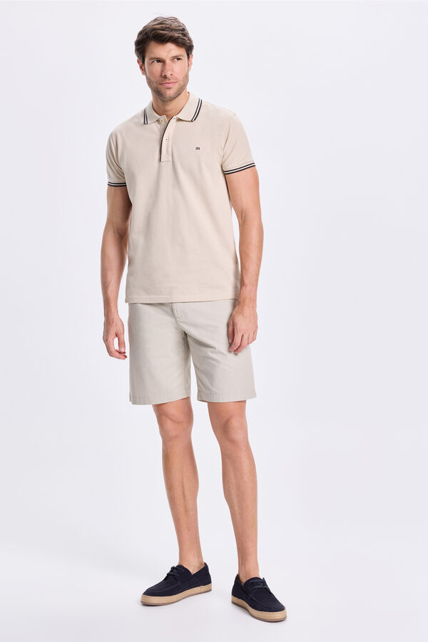 Milano Polo Tips Bege