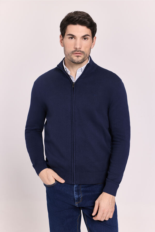 Milano C&aacute;rdigan cremallera Navy