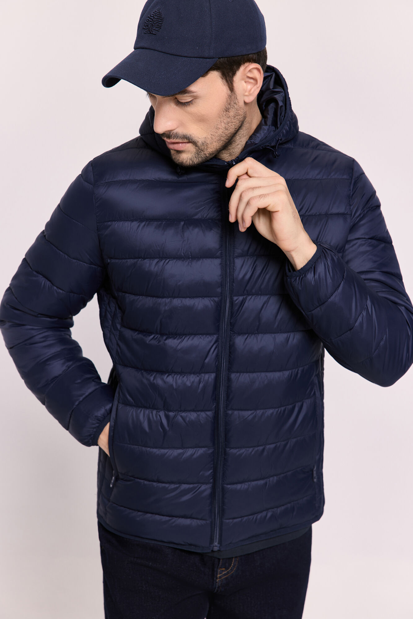 Springfield Chaqueta hoodie acolchada