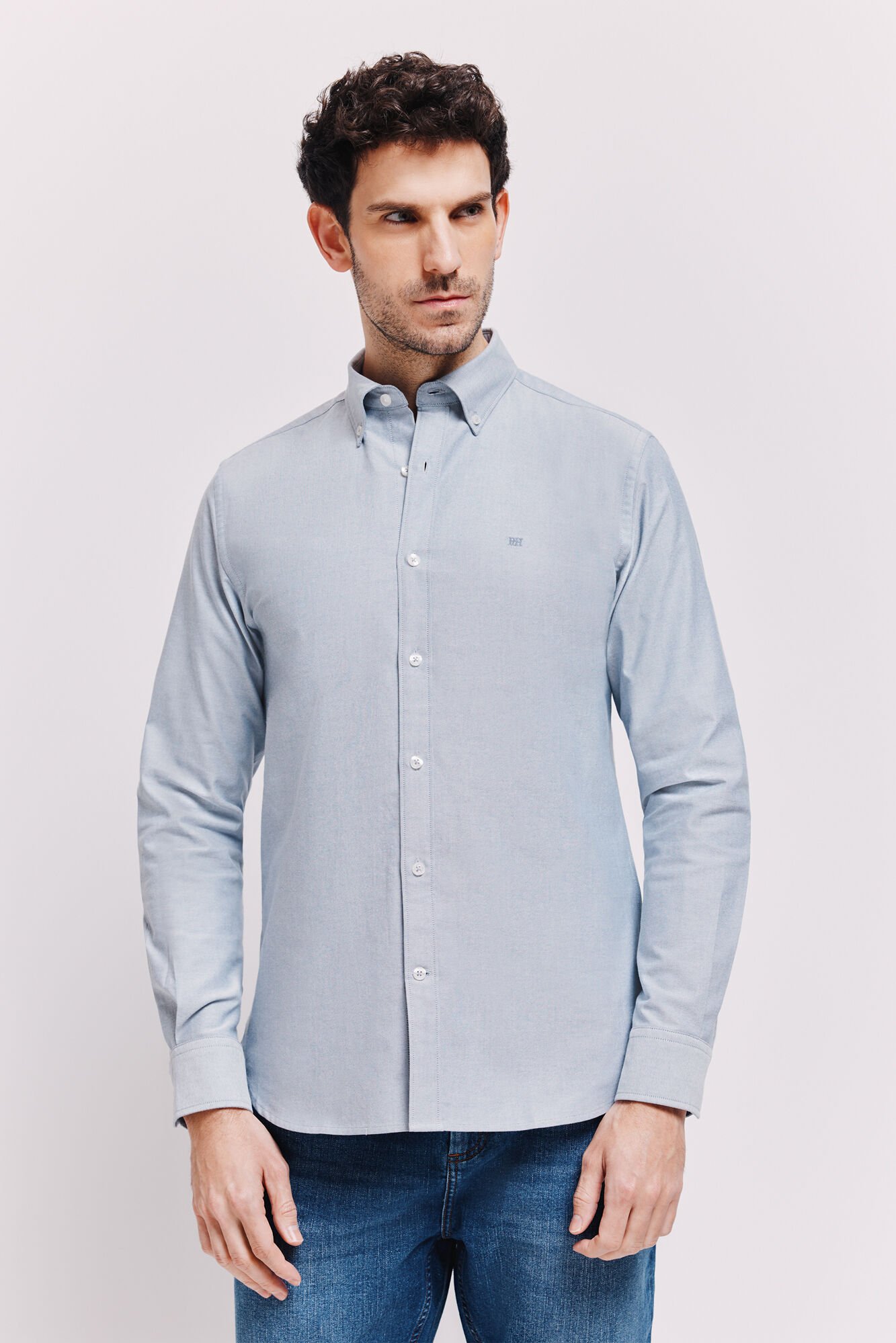 Pedro del Hierro Camisa lisa manga larga