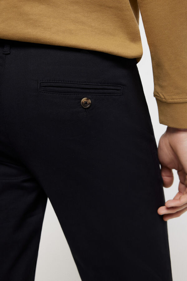 Fifty Outlet Pantalón Chino Confort black