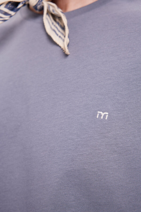 Milano Camiseta B&aacute;sica Gris