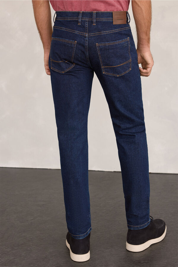 Pedro del Hierro Denim Calça Slim Azul