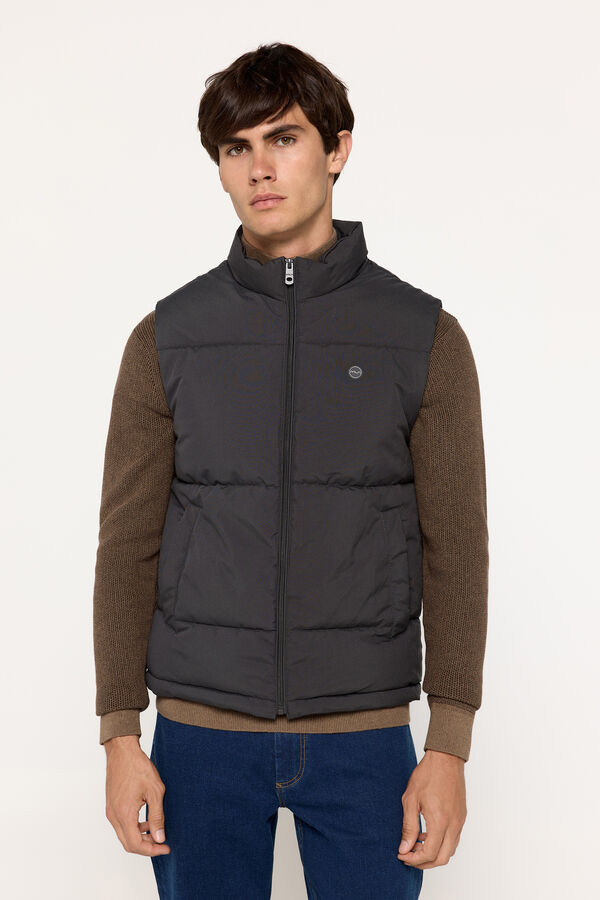 Milano Chaleco Acolchado Gris Claro