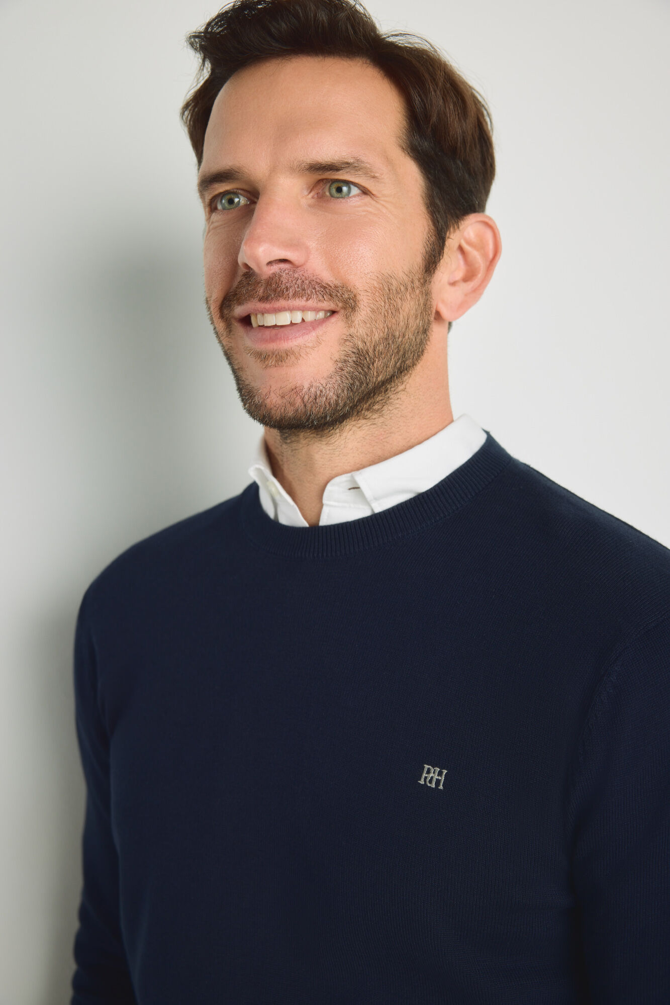 Pedro del Hierro Camisola gola caixa