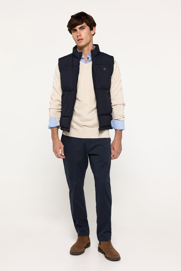 Milano Colete Acolchoado Azul