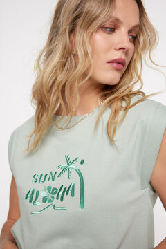 Fifty Outlet Camiseta sin mangas Verde