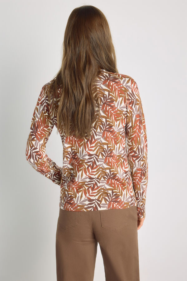 Milano Camisola estampada gola redonda Multicolor
