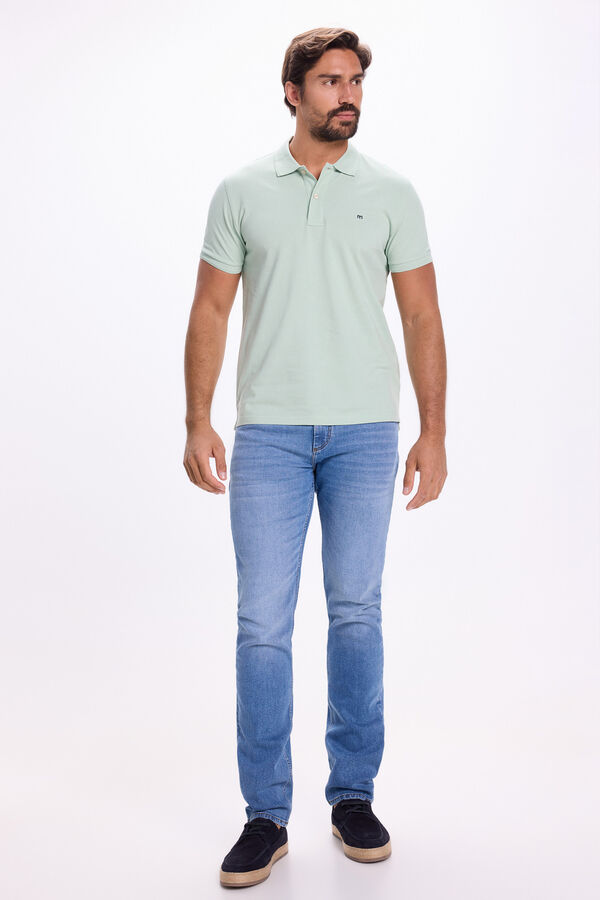 Milano Polo B&aacute;sico Piqu&eacute; Verde
