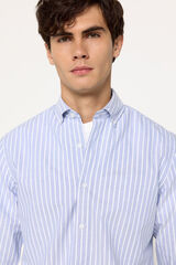 Pedro del Hierro Camisa Oxford Rayas PdH Azul
