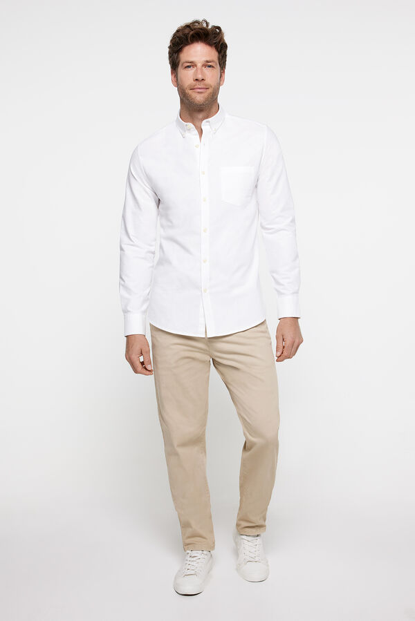 Fifty Outlet Camisa Oxford Lisa white