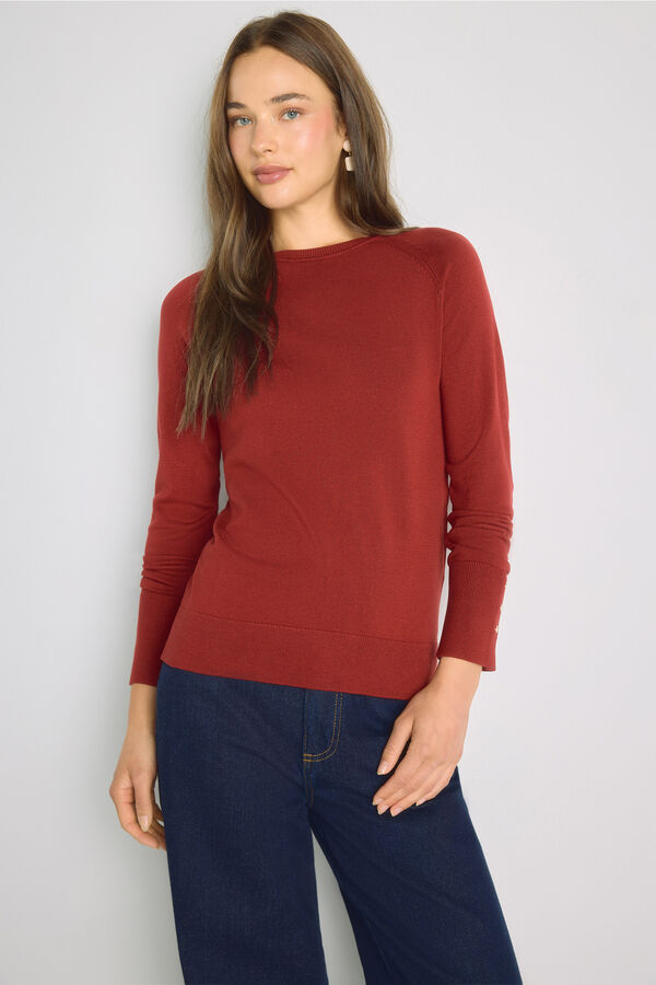 Milano Jersey cuello redondo Naranja