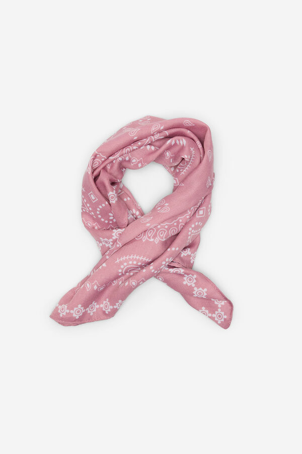 Milano Pa&ntilde;uelo estampado bandana Rosa