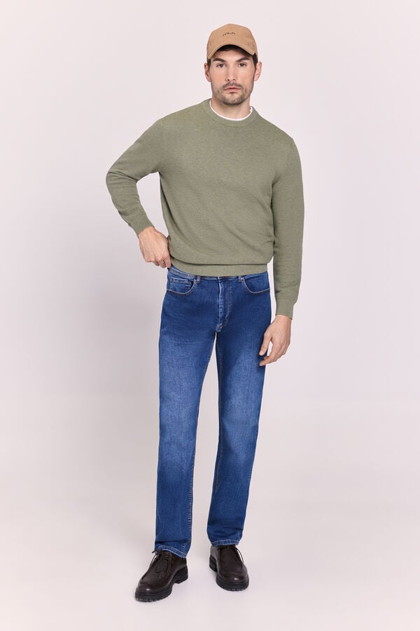 Milano Pantal&oacute;n vaquero fit recto Azul