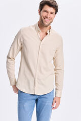 Milano Camisa Sport Estructura Bege