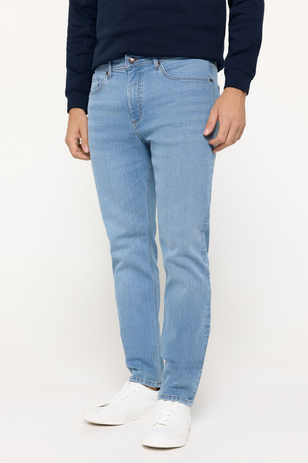 Milano Pantal&oacute;n Denim Slim Azul