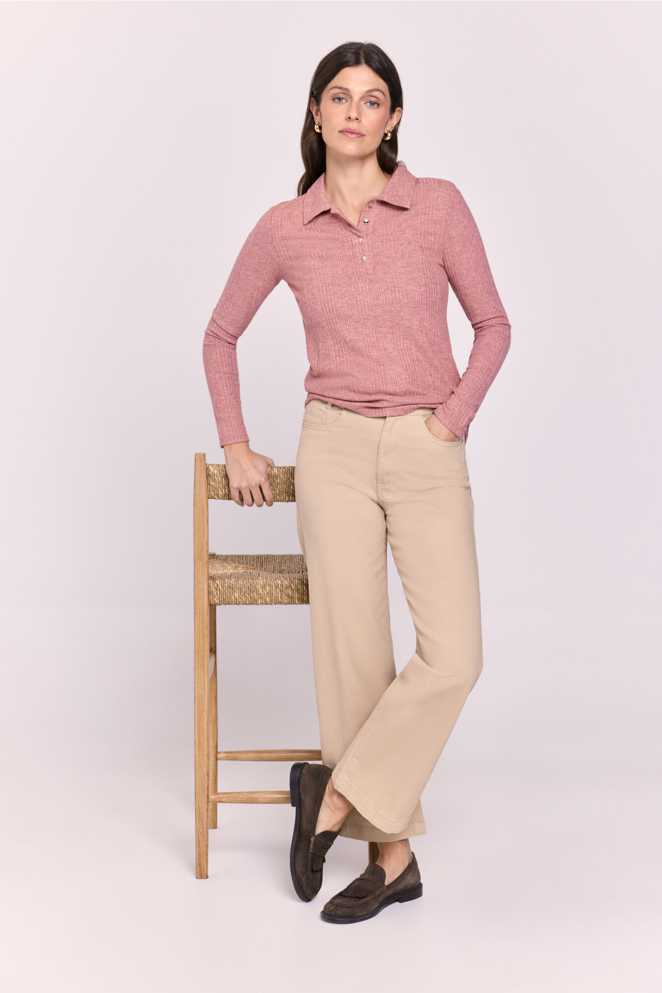 Milano Polo manga comprida