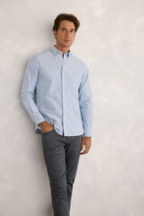 Pedro del Hierro Camisa Sport Oxford Azul